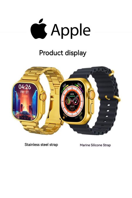 ساعة -  Apple Watch / Gold Ultra كوبي ماستر  - Apple Watch gold